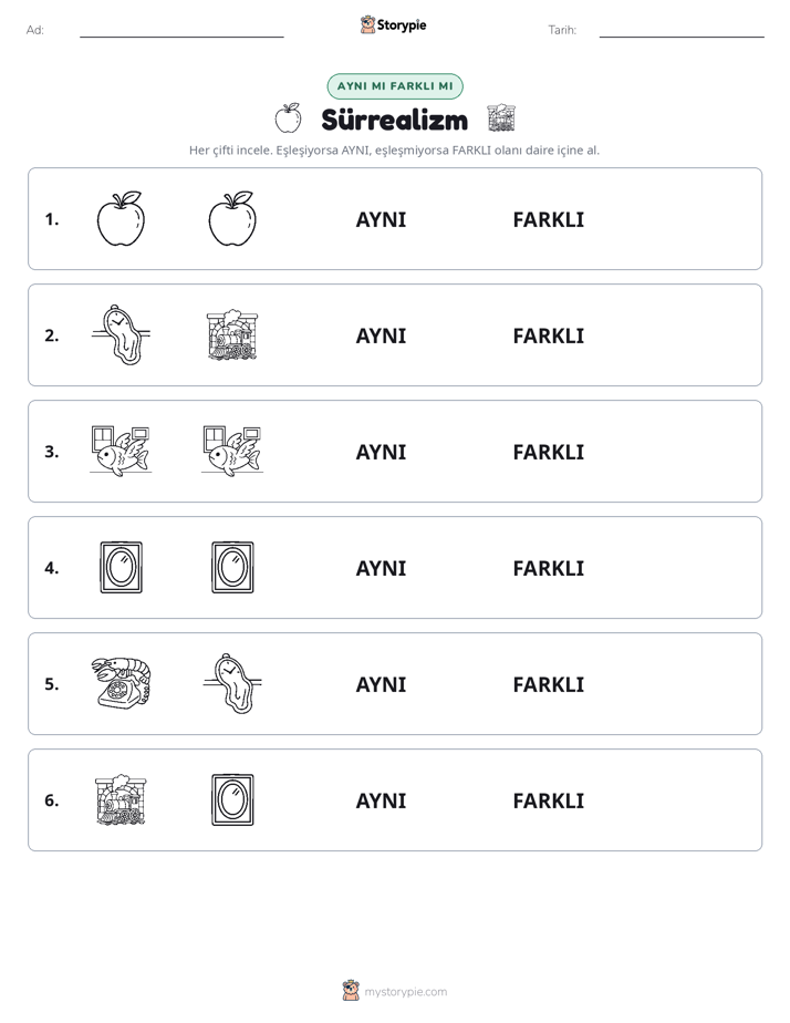 Aynı mı Farklı mı