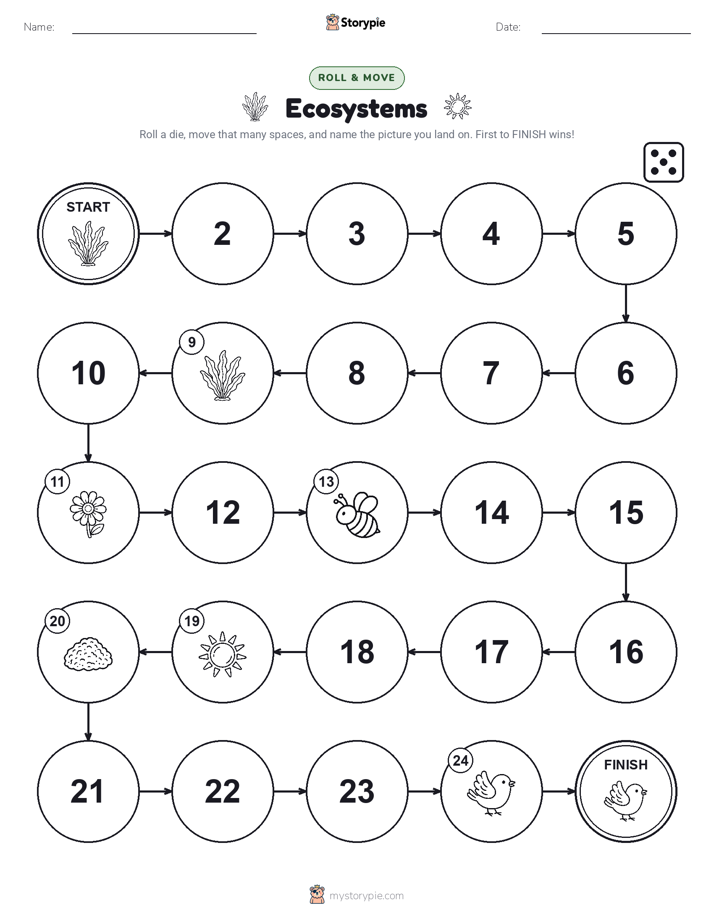 Roll & Move Game