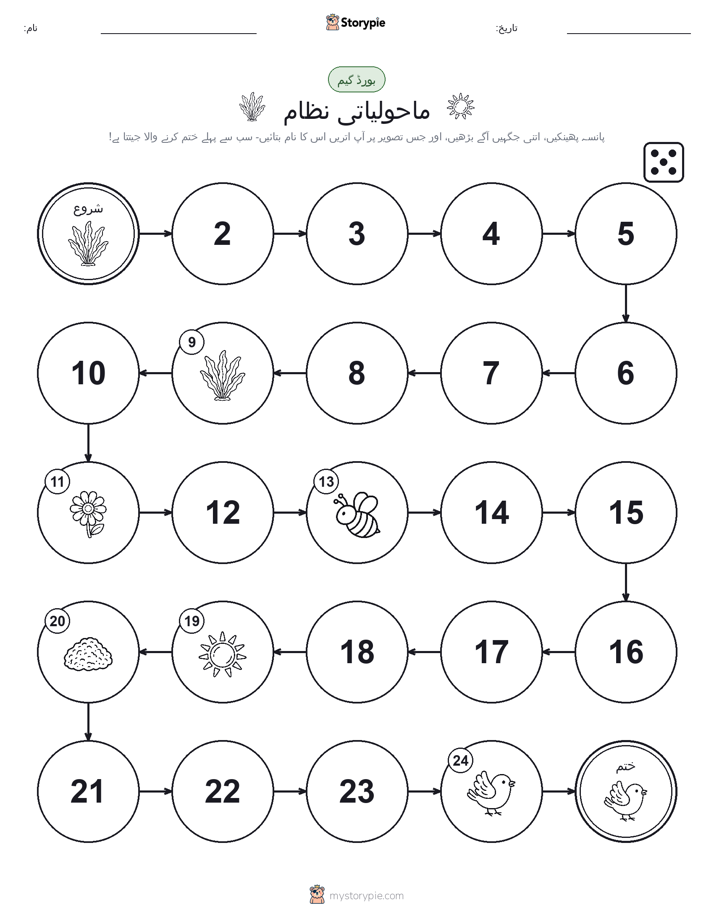 رول اور منتقل کریں کھیل