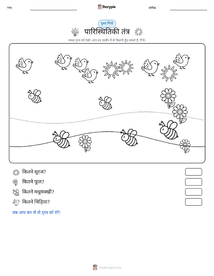 गिनती दृश्य