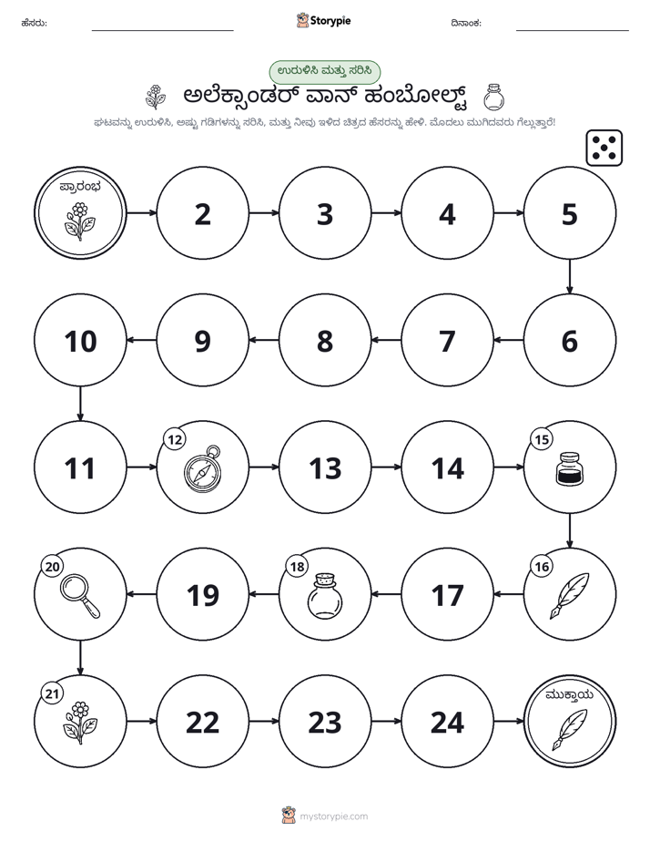 ರೋಲ್ & ಚಲನೆ ಆಟ