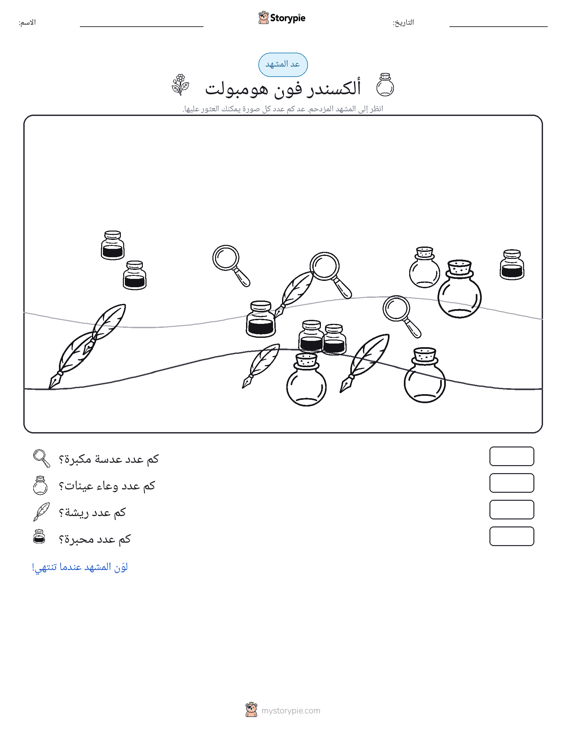 مشهد العد