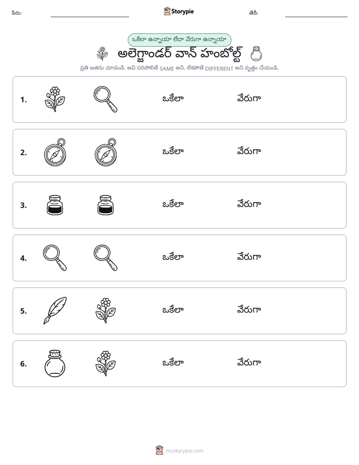 అదే లేదా వేరే