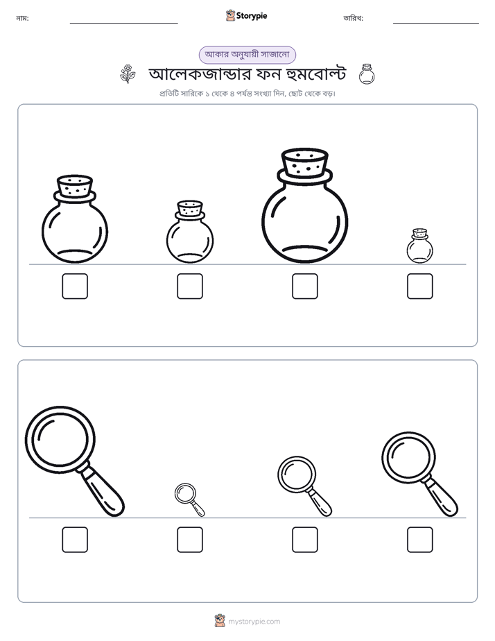 আকারের ক্রম
