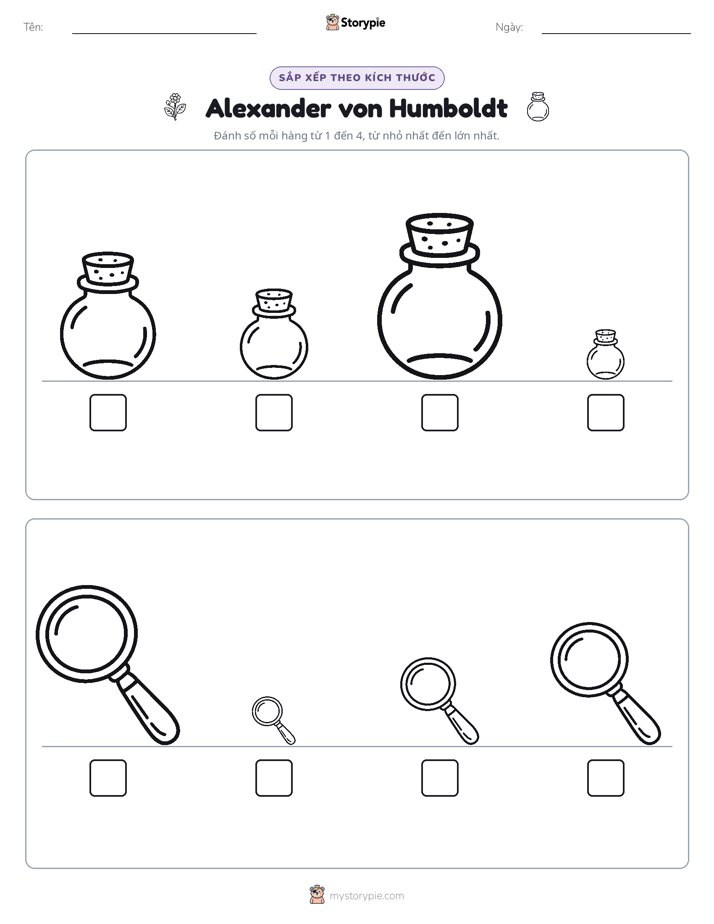 Thứ Tự Kích Thước