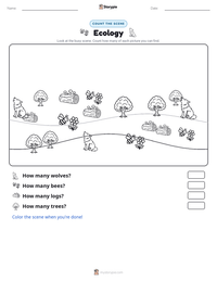 Ecology printable worksheet preview