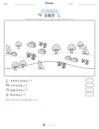 生態学 の印刷可能ワークシートプレビュー