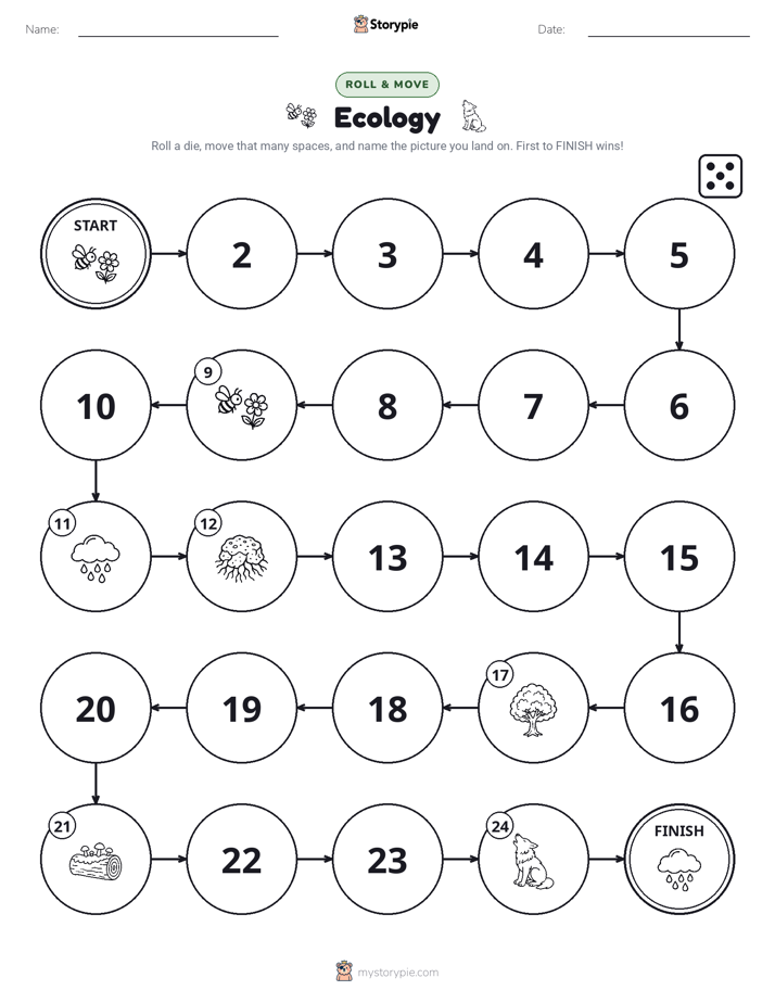 Roll & Move Game