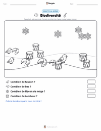 Aperçu de la feuille de travail imprimable Diversité