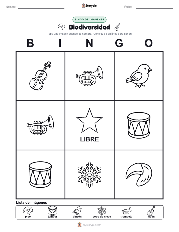 Bingo de Imágenes