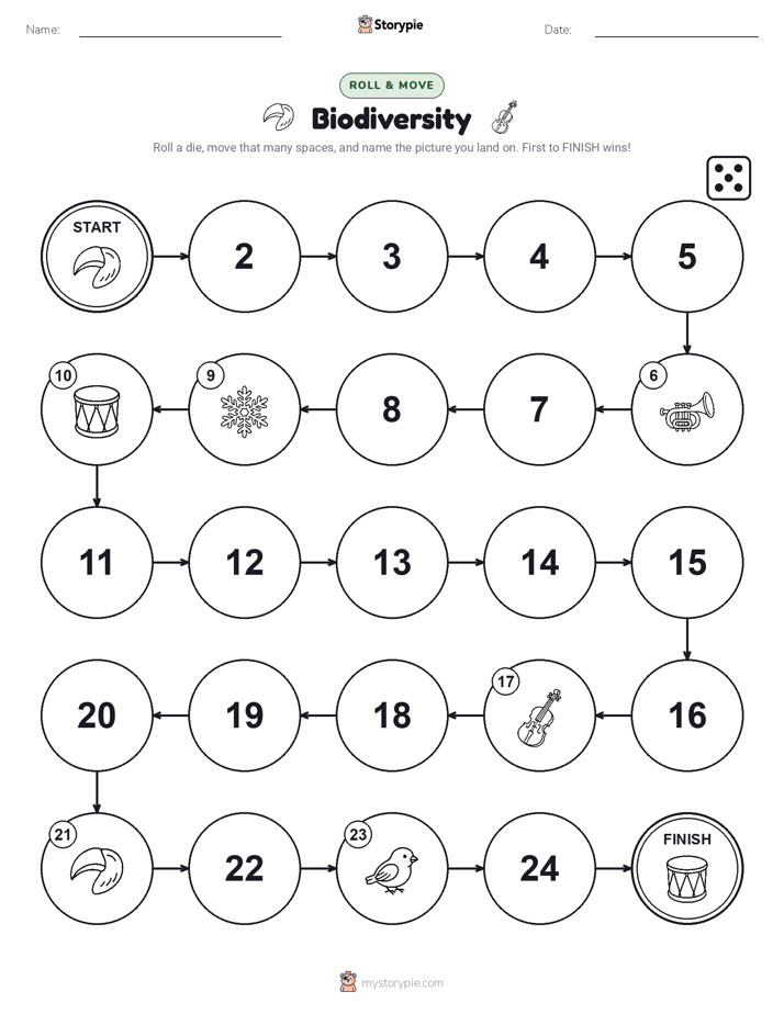 Roll & Move Game