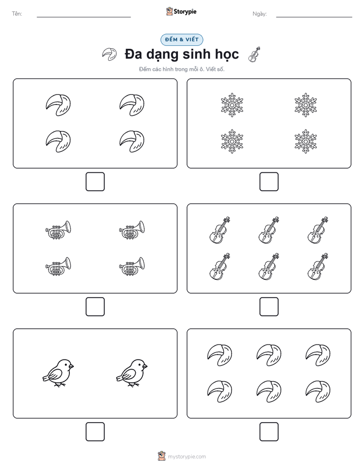 Đếm & Viết