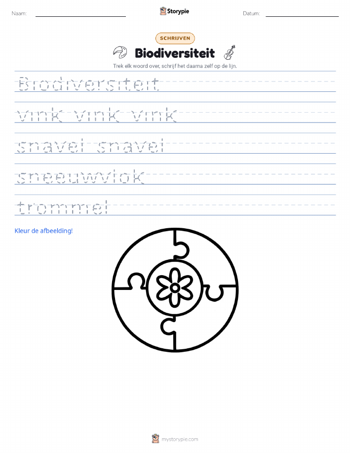 Schrijf Oefening