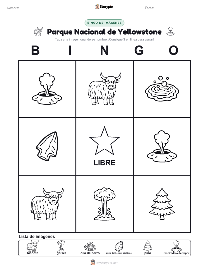 Bingo de Imágenes