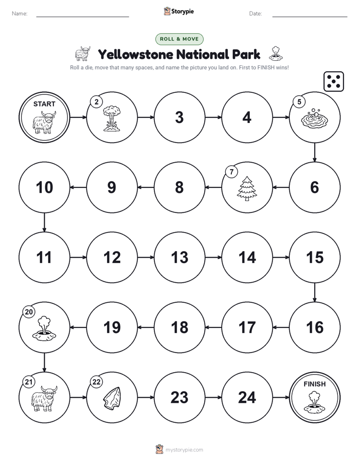 Roll & Move Game