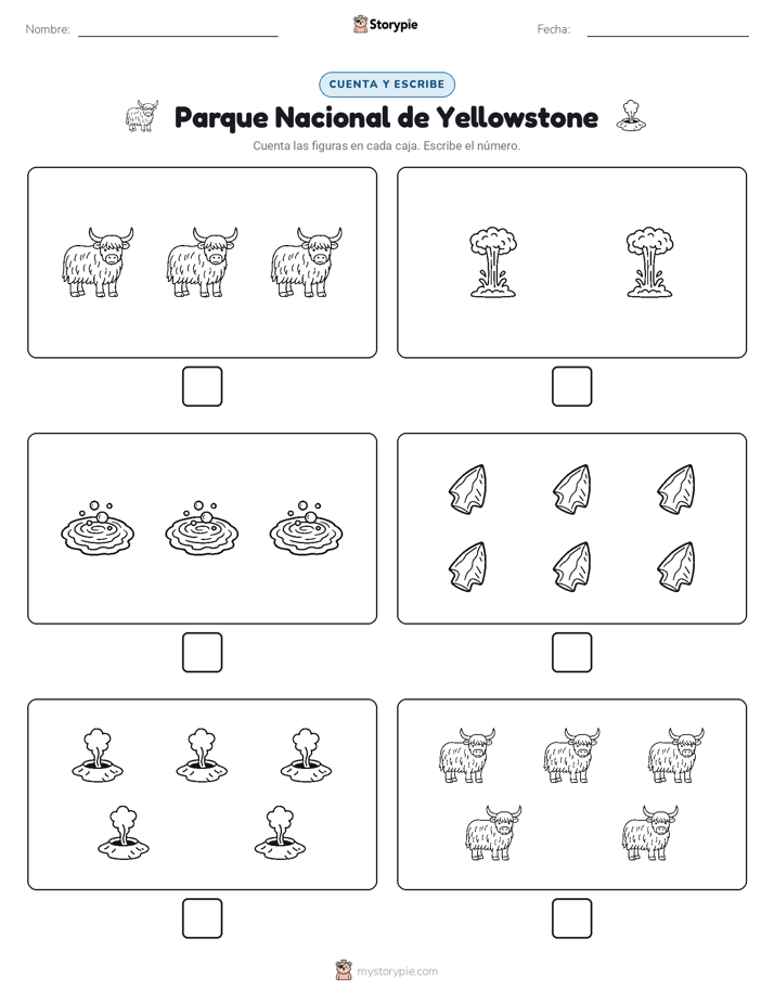 Cuenta y Escribe