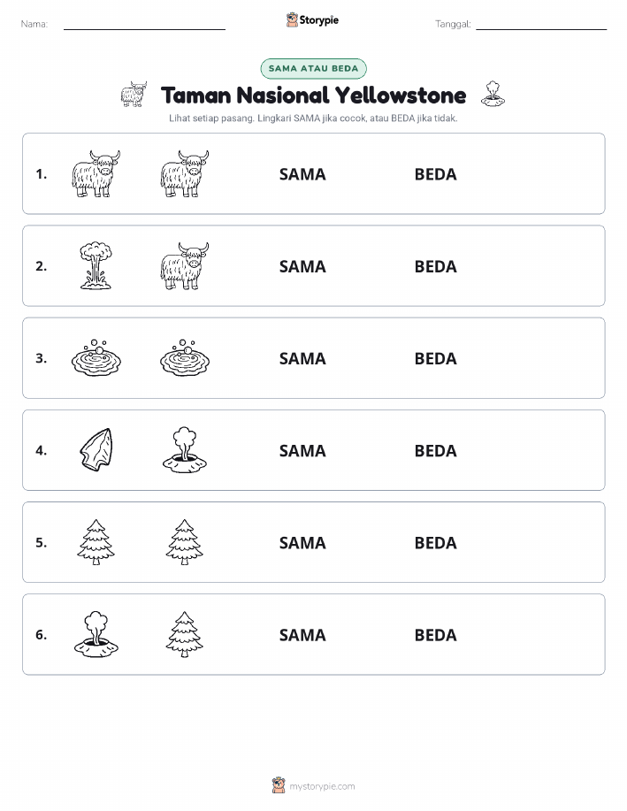 Sama atau Berbeda