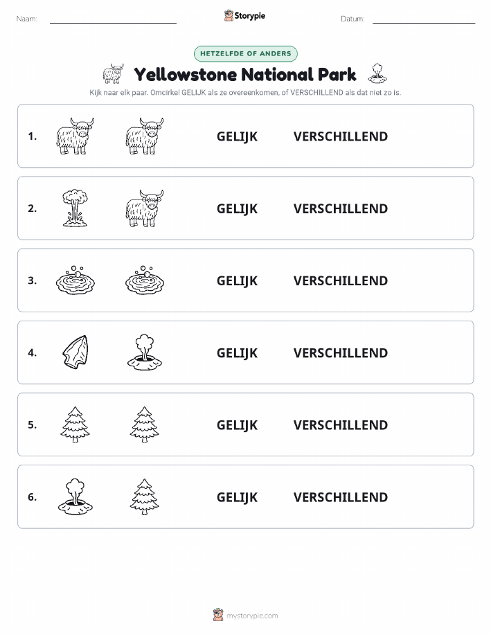 Zelfde of Verschillend