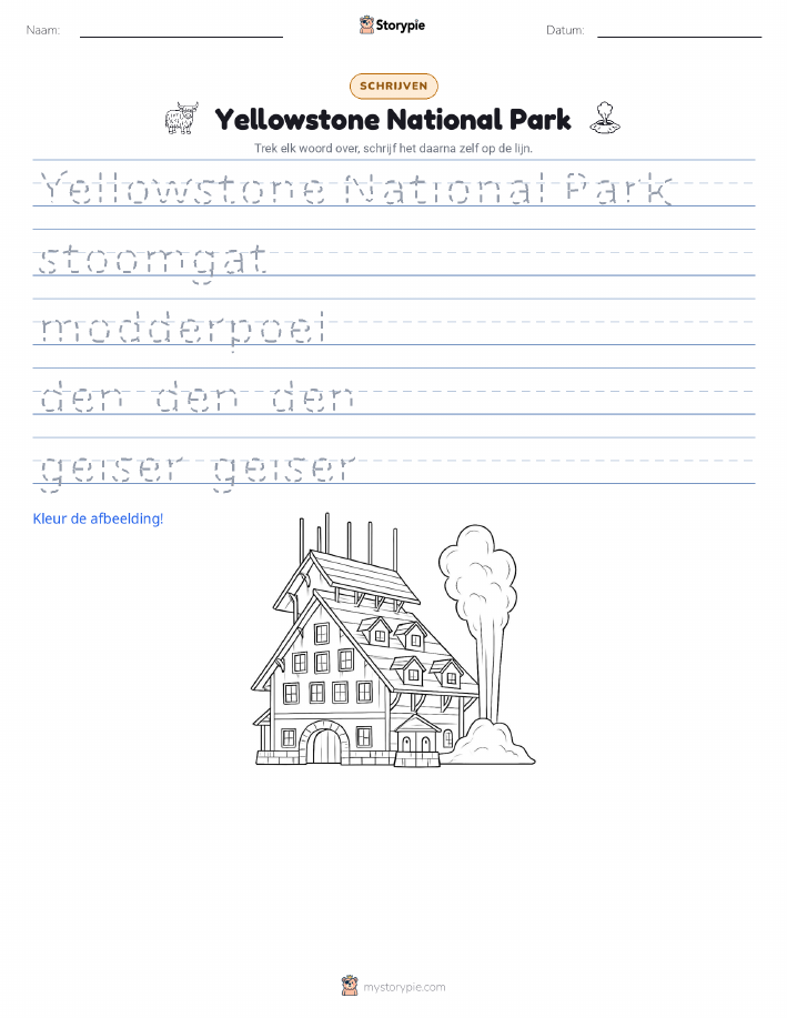 Schrijf Oefening