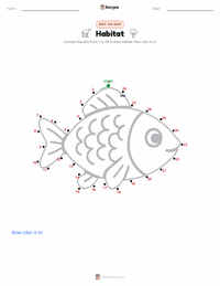 Habitat printable worksheet preview