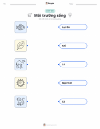 Tài liệu in sẵn Môi trường sống cho trẻ em