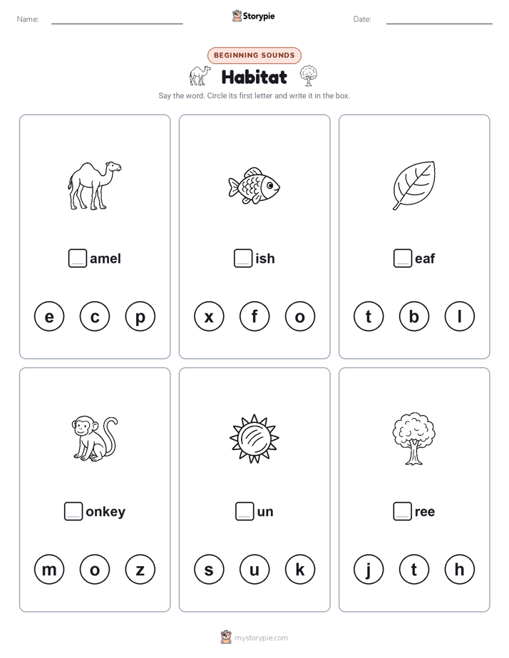 Beginning Sounds