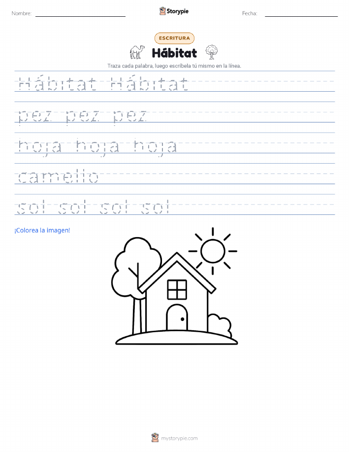 Práctica de Escritura