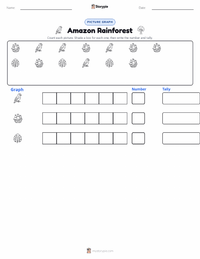 Amazon Rainforest printable worksheet preview