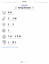 Xem trước tài liệu in sẵn Rừng mưa Amazon