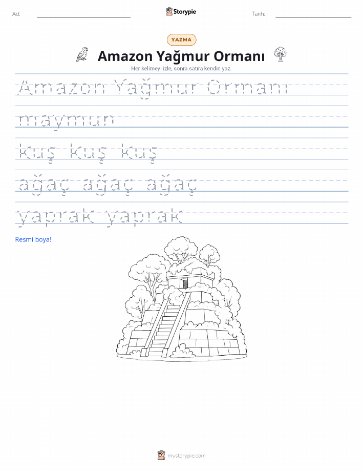 Yazma Pratiği