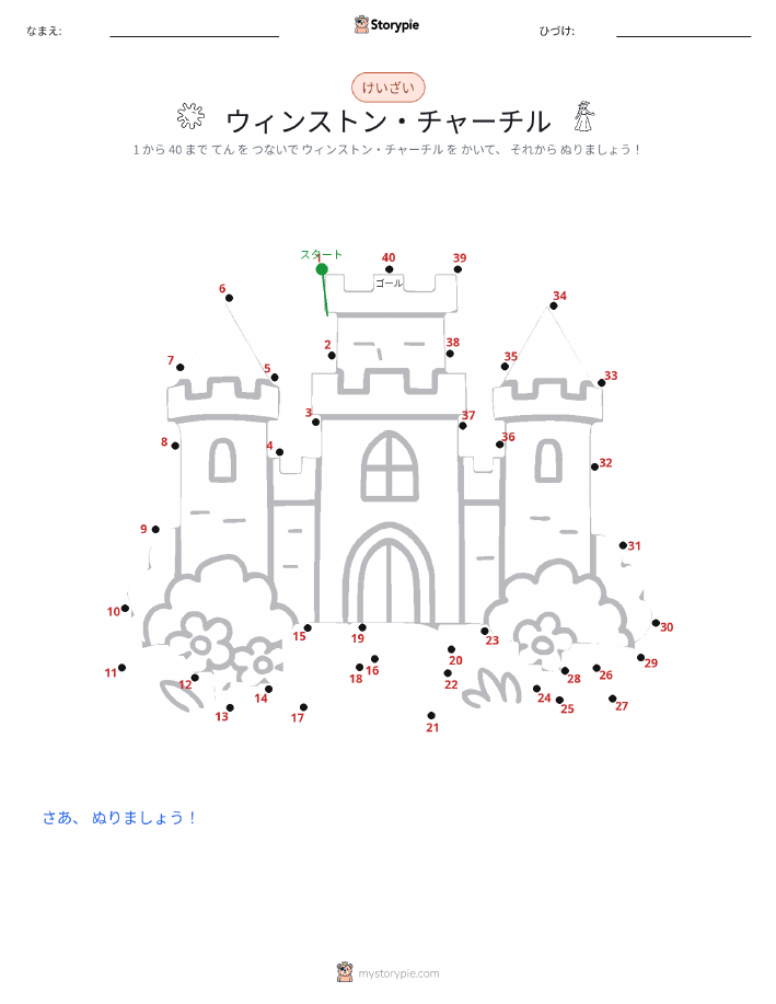 点つなぎ
