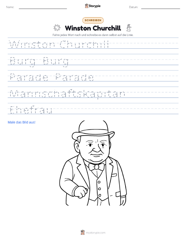 Schreibübung