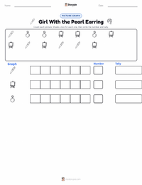 Girl With the Pearl Earring printable worksheet preview