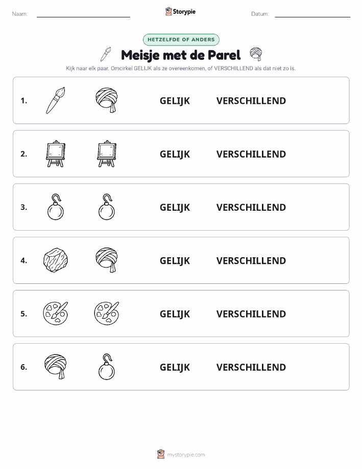 Zelfde of Verschillend