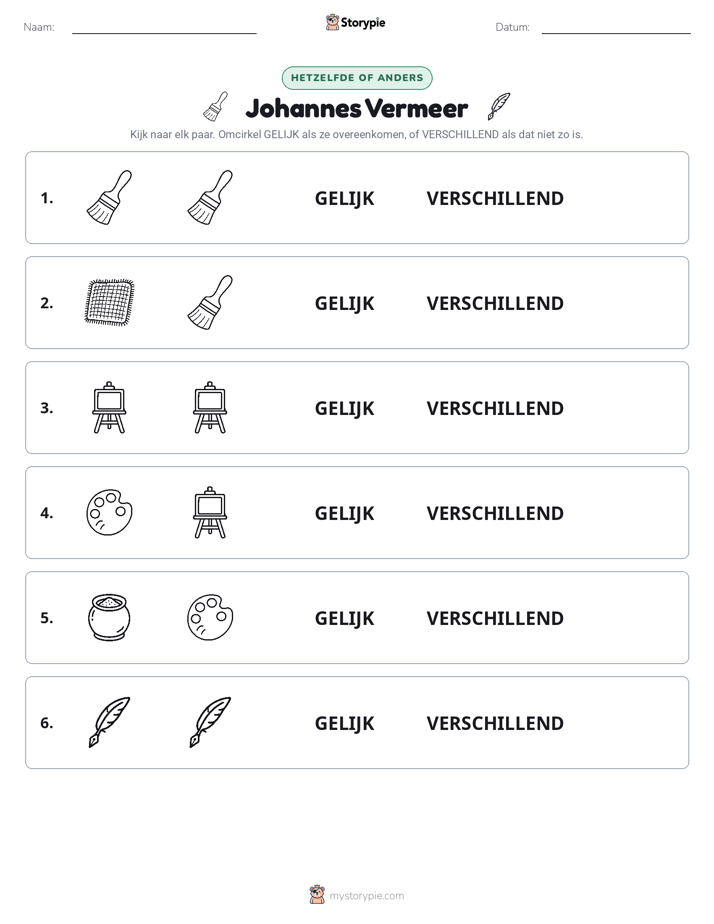 Zelfde of Verschillend