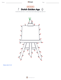 Dutch Golden Age printable worksheet preview