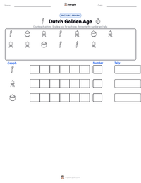 Dutch Golden Age printable worksheet preview