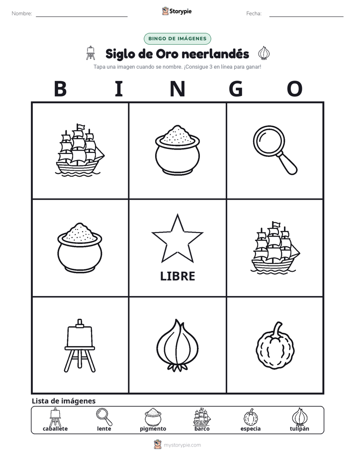 Bingo de Imágenes