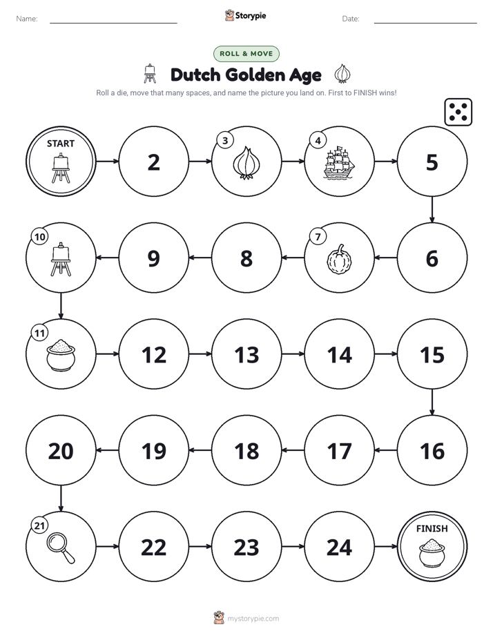 Roll & Move Game