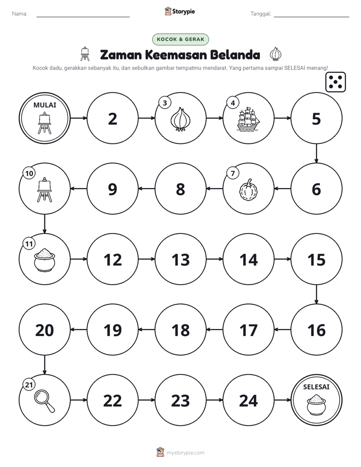 Permainan Gulung & Pindah