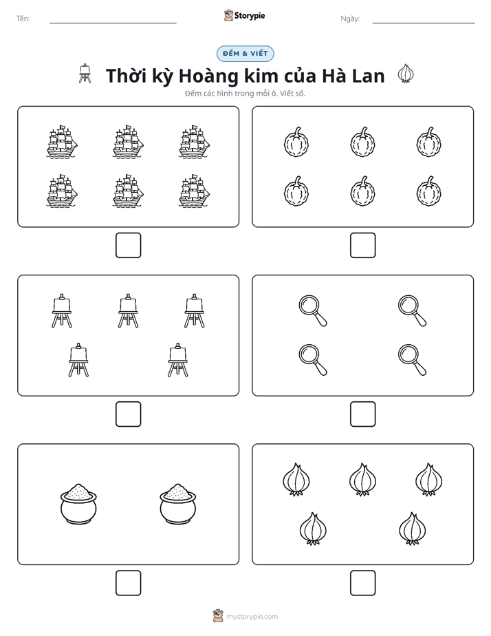 Đếm & Viết