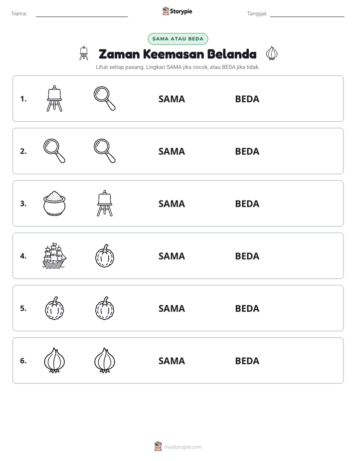 Sama atau Berbeda