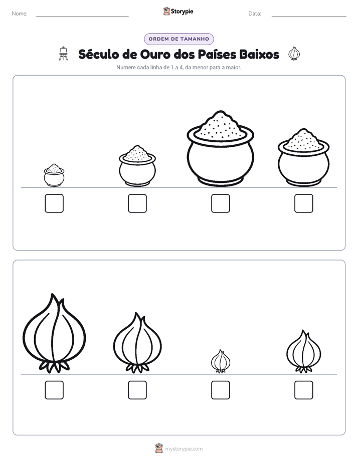 Ordem de Tamanho