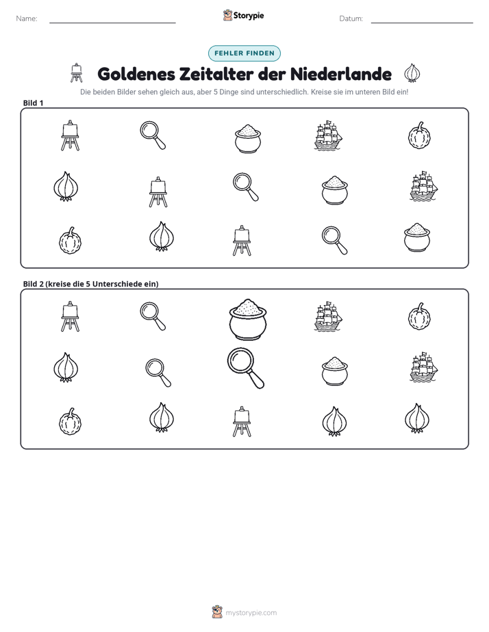 Finde den Unterschied