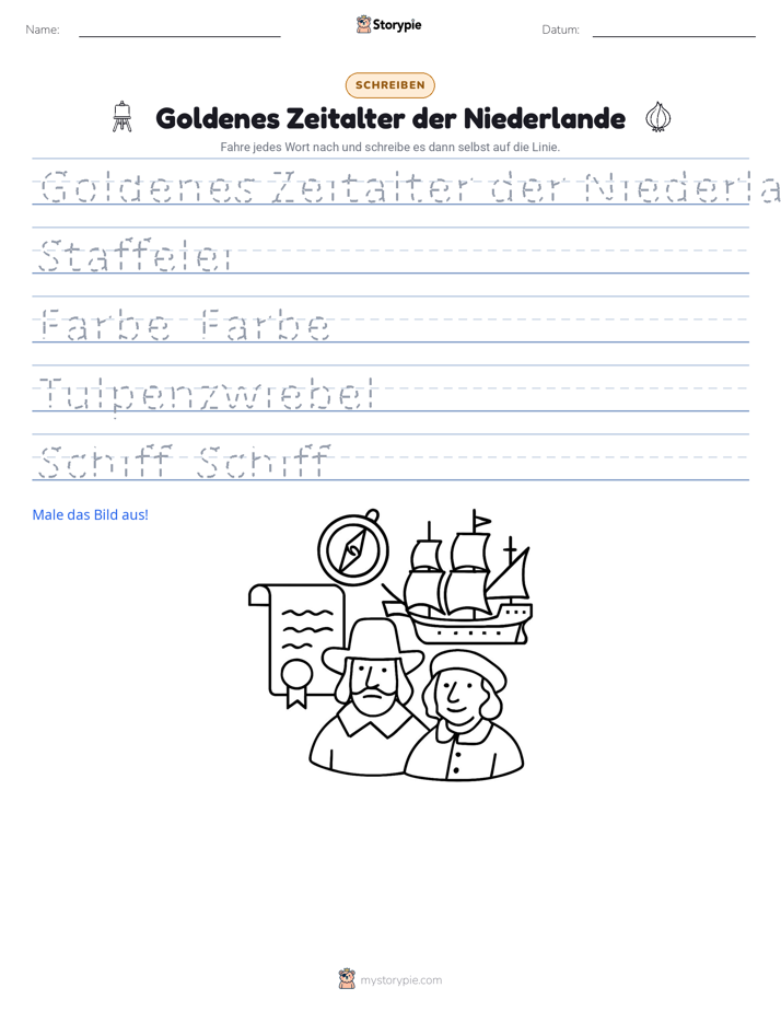 Schreibübung