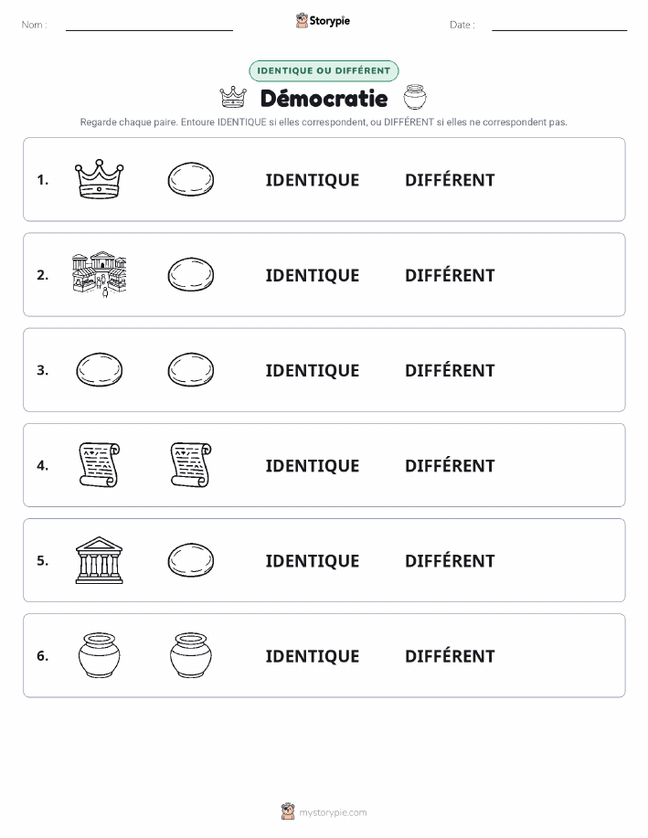 Identique ou Différent
