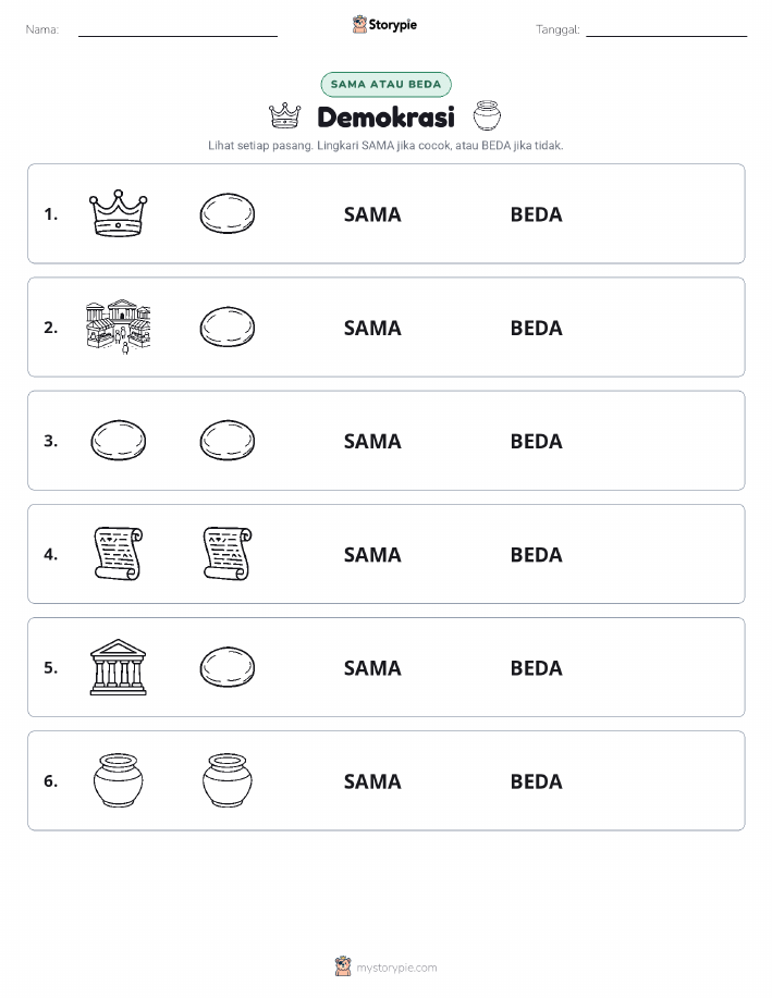 Sama atau Berbeda