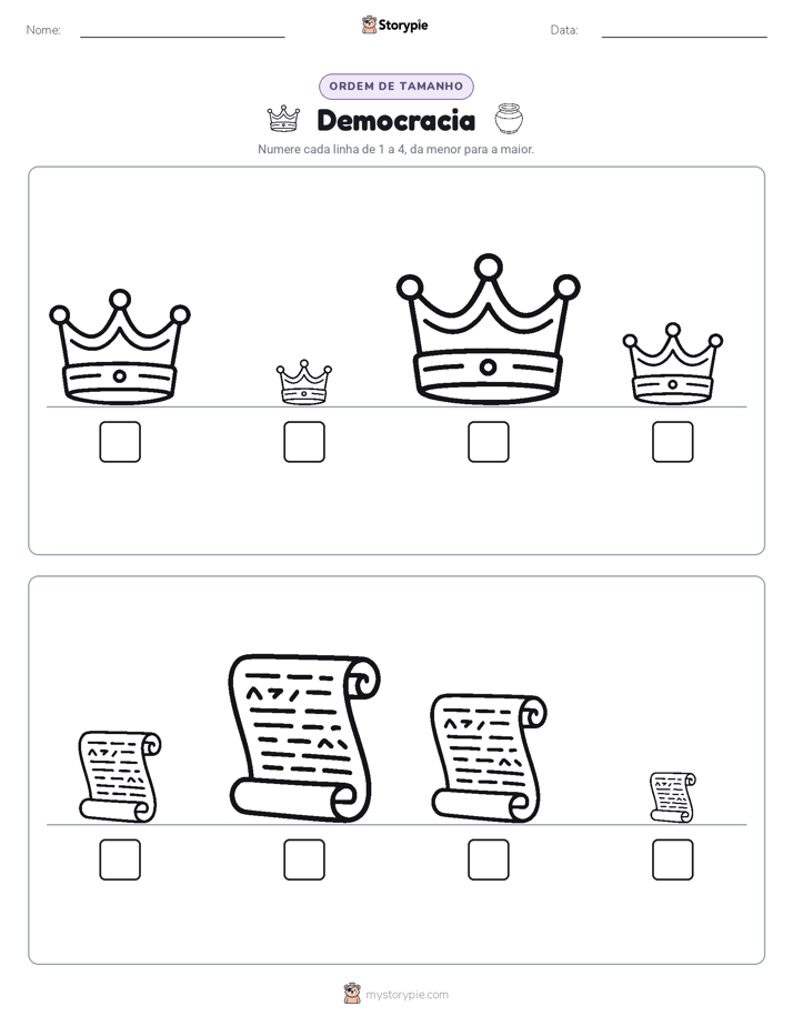 Ordem de Tamanho