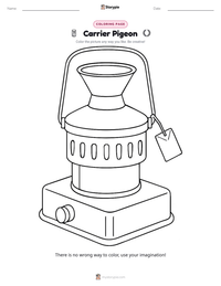 Carrier Pigeon printable worksheet preview