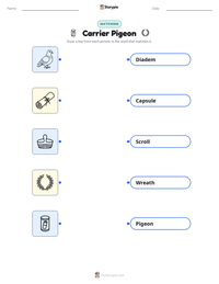 Carrier Pigeon printable worksheet preview